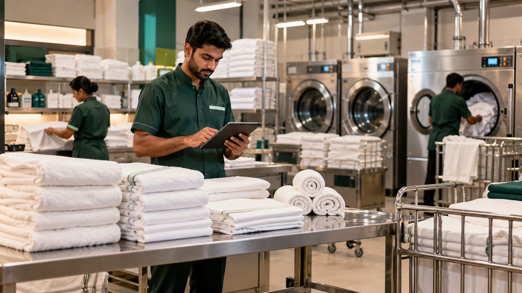 Laundry control gets easier when every batch has a number
